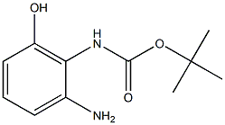 tert-butyl 2-amino-6-hydroxyphenylcarbamate 化学構造式