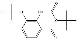 tert-butyl 2-formyl-6-(trifluoromethoxy)phenylcarbamate