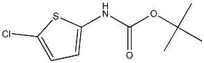 tert-butyl 5-chlorothiophen-2-ylcarbamate Struktur