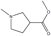 methyl1-methylpyrrolidine-3-carboxylate Struktur