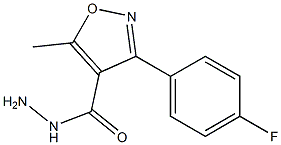 3-(4-fluorophenyl)-5-methylisoxazole-4-carbohydrazide