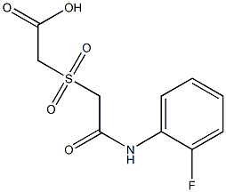 ({2-[(2-fluorophenyl)amino]-2-oxoethyl}sulfonyl)acetic acid