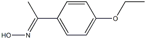 (1E)-1-(4-ethoxyphenyl)ethanone oxime