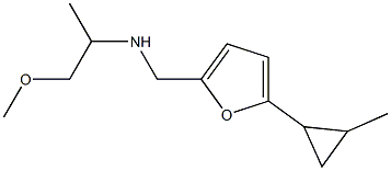 (1-methoxypropan-2-yl)({[5-(2-methylcyclopropyl)furan-2-yl]methyl})amine