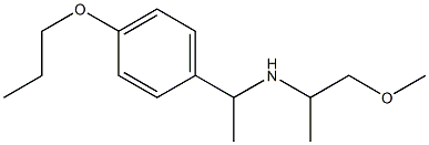 (1-methoxypropan-2-yl)[1-(4-propoxyphenyl)ethyl]amine