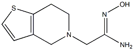 (1Z)-2-(6,7-dihydrothieno[3,2-c]pyridin-5(4H)-yl)-N'-hydroxyethanimidamide|