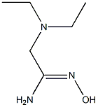 (1Z)-2-(diethylamino)-N'-hydroxyethanimidamide Structure