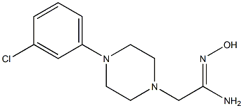 (1Z)-2-[4-(3-chlorophenyl)piperazin-1-yl]-N'-hydroxyethanimidamide|