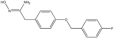(1Z)-2-{4-[(4-fluorobenzyl)oxy]phenyl}-N'-hydroxyethanimidamide