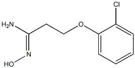 (1Z)-3-(2-chlorophenoxy)-N'-hydroxypropanimidamide