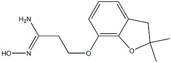 (1Z)-3-[(2,2-dimethyl-2,3-dihydro-1-benzofuran-7-yl)oxy]-N'-hydroxypropanimidamide