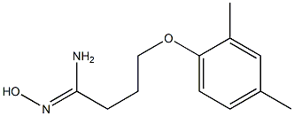 (1Z)-4-(2,4-dimethylphenoxy)-N'-hydroxybutanimidamide
