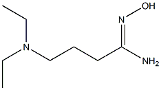 (1Z)-4-(diethylamino)-N'-hydroxybutanimidamide Structure
