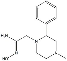 (1Z)-N'-hydroxy-2-(4-methyl-2-phenylpiperazin-1-yl)ethanimidamide