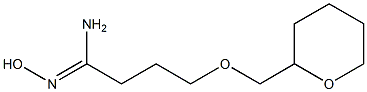 (1Z)-N'-hydroxy-4-(tetrahydro-2H-pyran-2-ylmethoxy)butanimidamide Structure