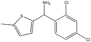 (2,4-dichlorophenyl)(5-methylthiophen-2-yl)methanamine Struktur