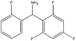 (2-fluorophenyl)(2,4,6-trifluorophenyl)methanamine Structure