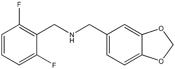 (2H-1,3-benzodioxol-5-ylmethyl)[(2,6-difluorophenyl)methyl]amine