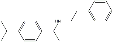 (2-phenylethyl)({1-[4-(propan-2-yl)phenyl]ethyl})amine