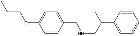 (2-phenylpropyl)[(4-propoxyphenyl)methyl]amine
