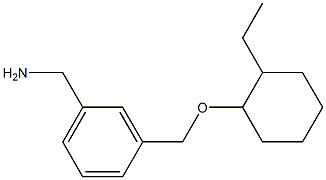 (3-{[(2-ethylcyclohexyl)oxy]methyl}phenyl)methanamine Struktur