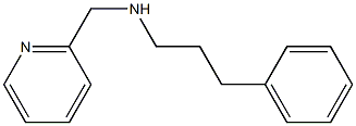 (3-phenylpropyl)(pyridin-2-ylmethyl)amine Struktur