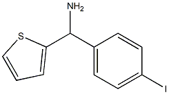 (4-iodophenyl)(thiophen-2-yl)methanamine Struktur