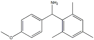 (4-methoxyphenyl)(2,4,6-trimethylphenyl)methanamine Structure