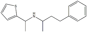 (4-phenylbutan-2-yl)[1-(thiophen-2-yl)ethyl]amine Structure