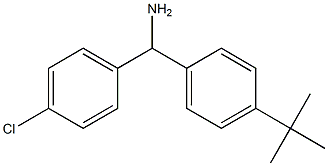 (4-tert-butylphenyl)(4-chlorophenyl)methanamine Structure