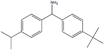 (4-tert-butylphenyl)[4-(propan-2-yl)phenyl]methanamine