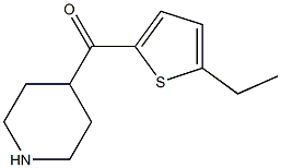 (5-ethylthien-2-yl)(piperidin-4-yl)methanone Structure