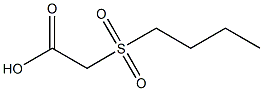 (butylsulfonyl)acetic acid Structure