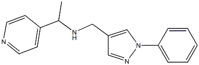 [(1-phenyl-1H-pyrazol-4-yl)methyl][1-(pyridin-4-yl)ethyl]amine