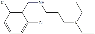 [(2,6-dichlorophenyl)methyl][3-(diethylamino)propyl]amine Struktur