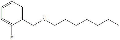 [(2-fluorophenyl)methyl](heptyl)amine Structure