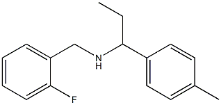 [(2-fluorophenyl)methyl][1-(4-methylphenyl)propyl]amine|
