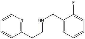 [(2-fluorophenyl)methyl][2-(pyridin-2-yl)ethyl]amine Struktur