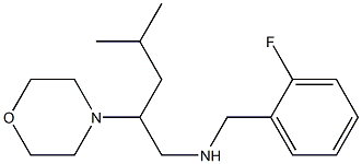 [(2-fluorophenyl)methyl][4-methyl-2-(morpholin-4-yl)pentyl]amine Structure