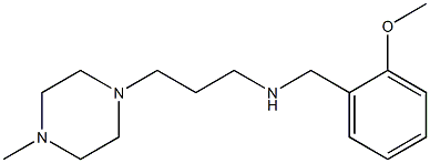 [(2-methoxyphenyl)methyl][3-(4-methylpiperazin-1-yl)propyl]amine Structure