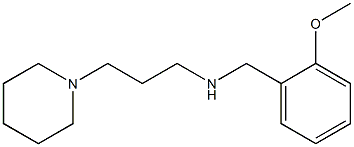 [(2-methoxyphenyl)methyl][3-(piperidin-1-yl)propyl]amine Structure