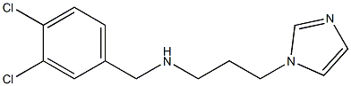 [(3,4-dichlorophenyl)methyl][3-(1H-imidazol-1-yl)propyl]amine Structure