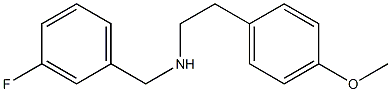 [(3-fluorophenyl)methyl][2-(4-methoxyphenyl)ethyl]amine Structure
