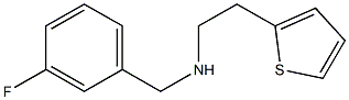 [(3-fluorophenyl)methyl][2-(thiophen-2-yl)ethyl]amine Structure