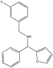 [(3-fluorophenyl)methyl][furan-2-yl(phenyl)methyl]amine