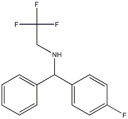 [(4-fluorophenyl)(phenyl)methyl](2,2,2-trifluoroethyl)amine