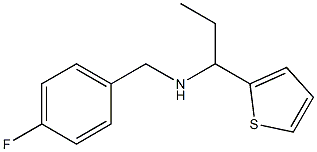[(4-fluorophenyl)methyl][1-(thiophen-2-yl)propyl]amine|