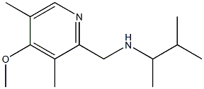 [(4-methoxy-3,5-dimethylpyridin-2-yl)methyl](3-methylbutan-2-yl)amine