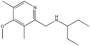 [(4-methoxy-3,5-dimethylpyridin-2-yl)methyl](pentan-3-yl)amine