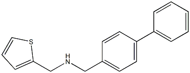 [(4-phenylphenyl)methyl](thiophen-2-ylmethyl)amine